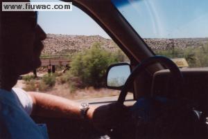 FIUWAC Side Illustration 034-1999 On the road to Rio Grande, Texas,  Photo Waldo Bien (Right)